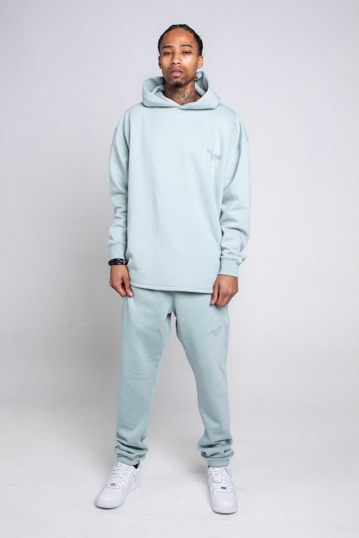 LOOSE FLEECE HOODIE SET