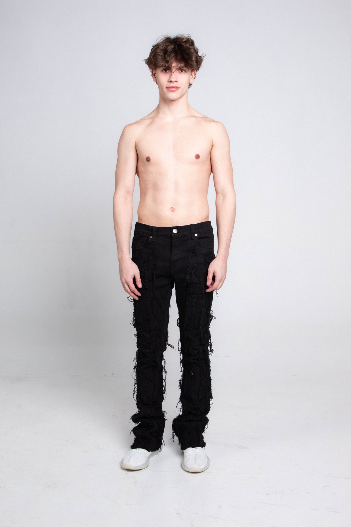 VERTICAL FREY MID-RISE STACKED JEANS