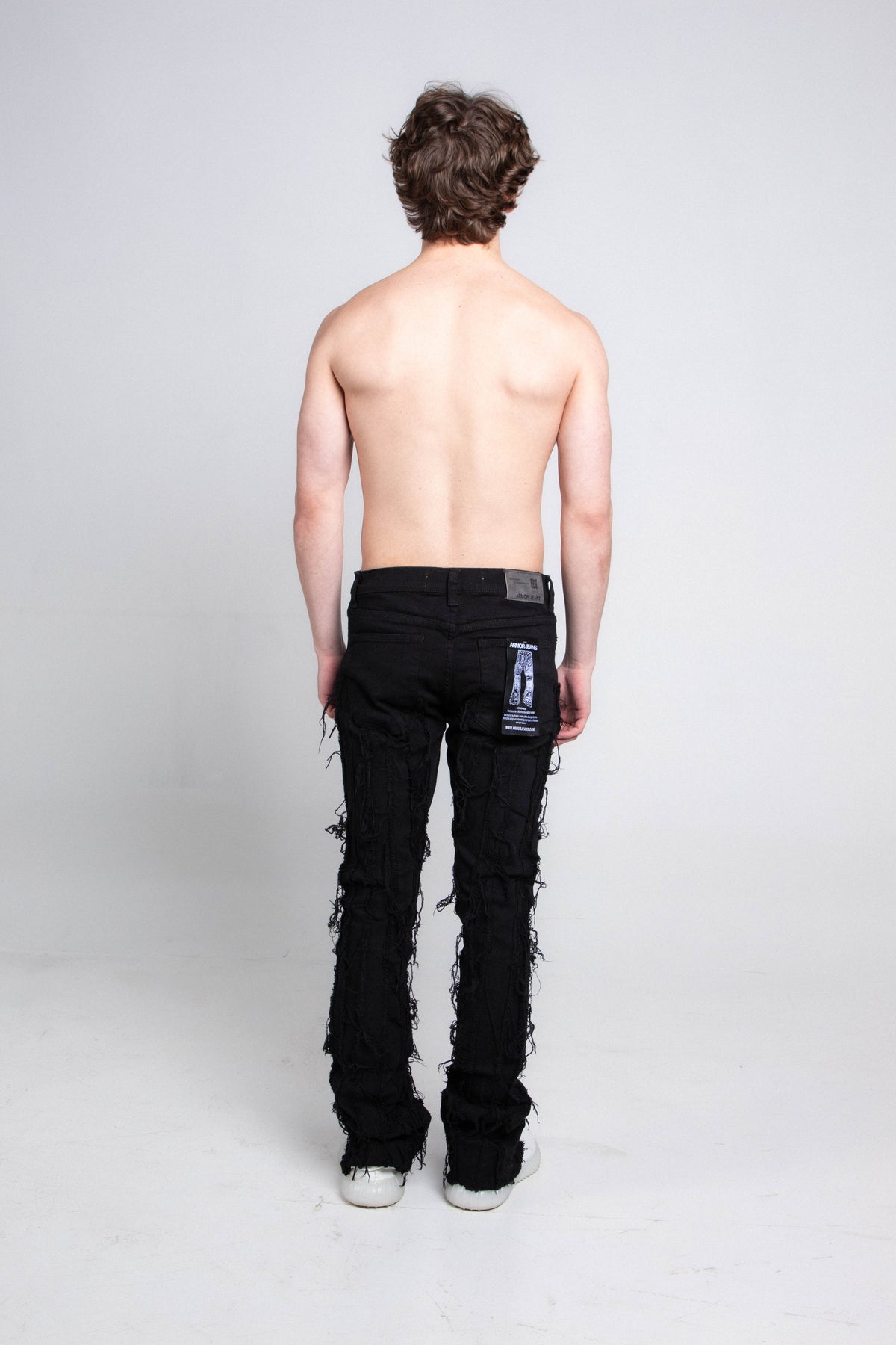 VERTICAL FREY MID-RISE STACKED JEANS