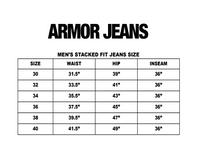 CAMO CARGO POCKETS MID-RISE STACKED JEANS