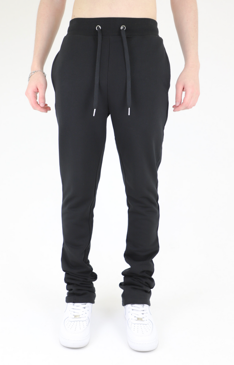 MULTI-COLOR MID-RISE STACKED SWEATPANTS