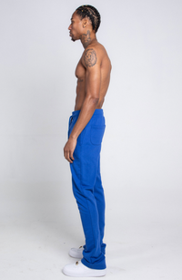 MULTI-COLOR MID-RISE STACKED SWEATPANTS